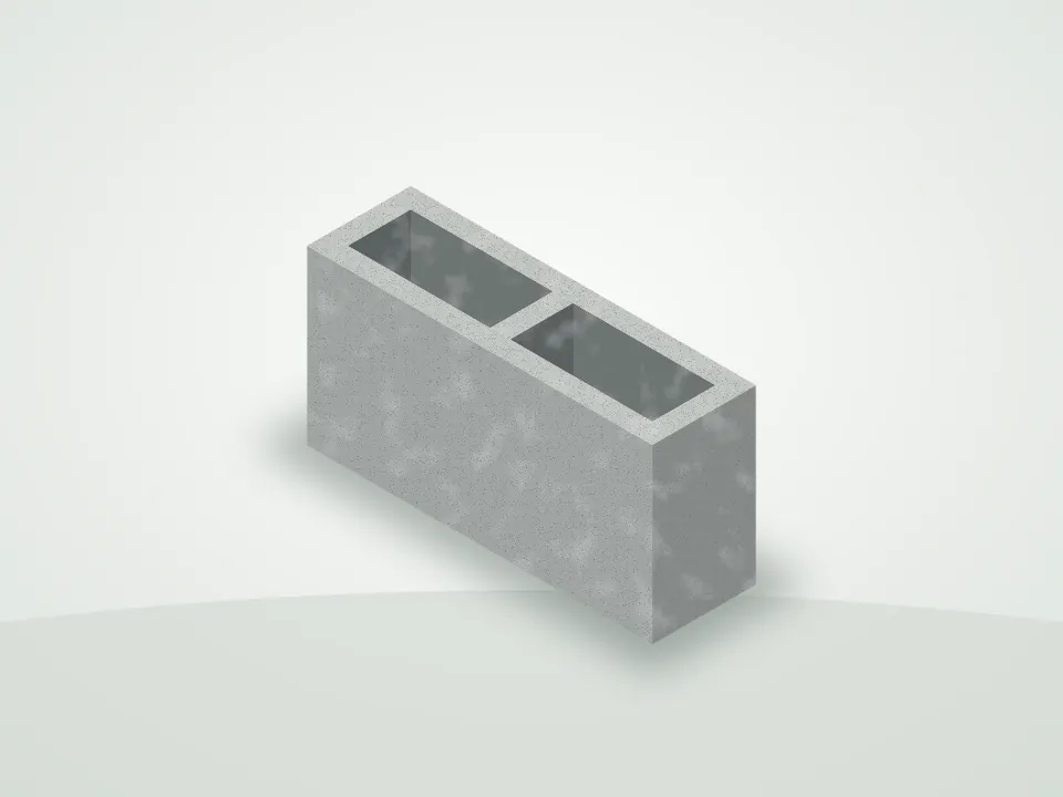 Bloque N.º 5 — Para muros de cerramiento, fachadas y divisiones que requieren más espesor.